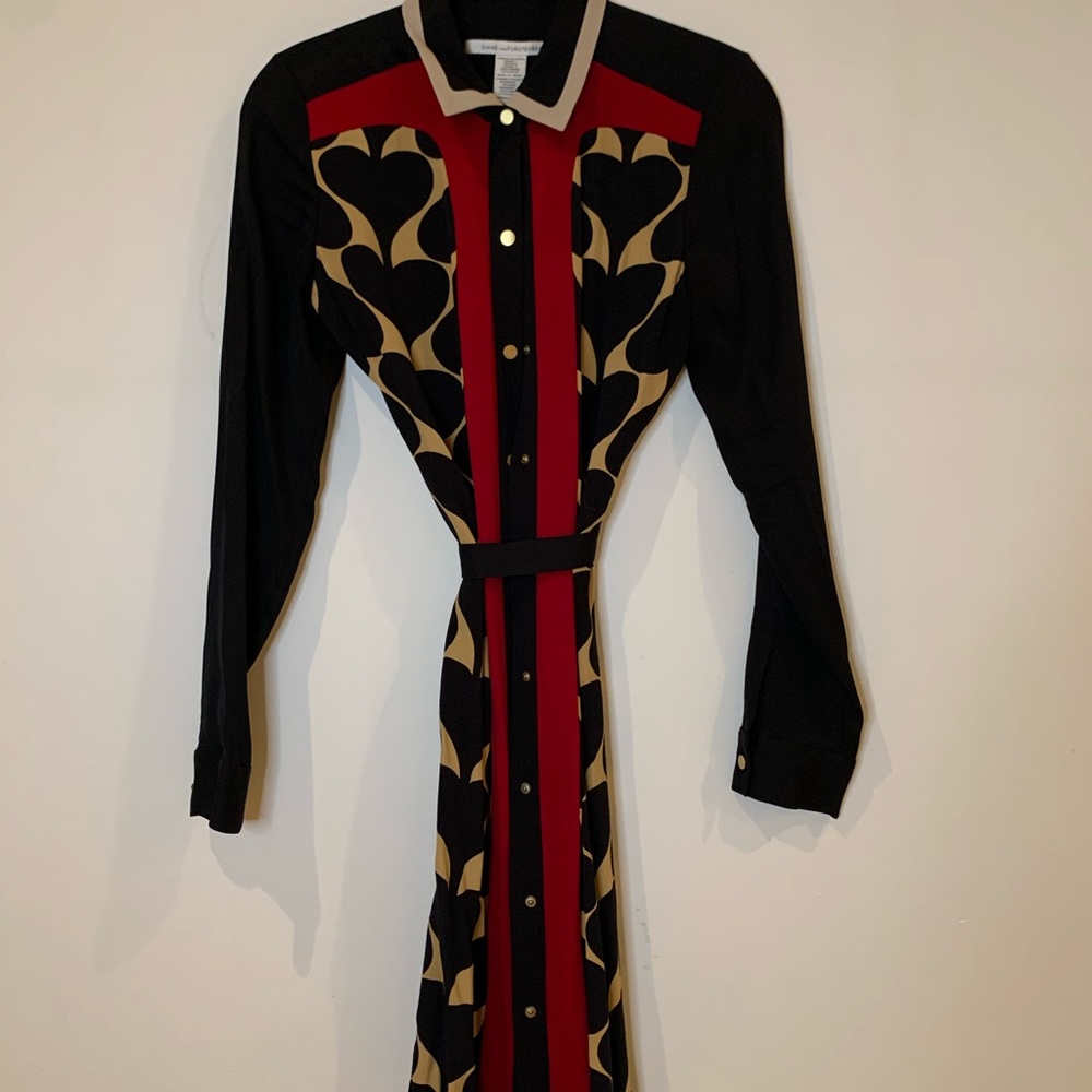 Diane Von Furstenberg Spade of Hearts Dress